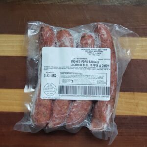 Smoked Bell Pepper & Onion Sausage